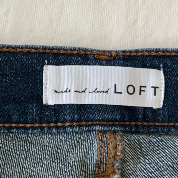 Loft Jean Denim Shorts 27 - Picture 3 of 7